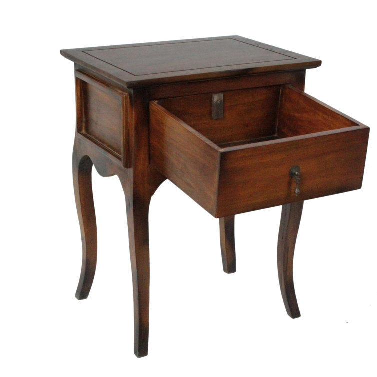 Porthos Home Solid Wood Tray Top End Table with Storage Wayfair